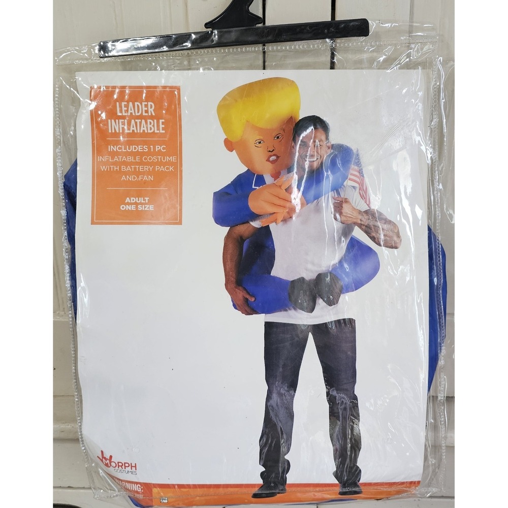 Inflatable Leader Piggyback Halloween Costume for Adult New Blower Included